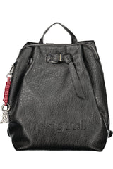 DESIGUAL WOMEN'S BLACK BACKPACK