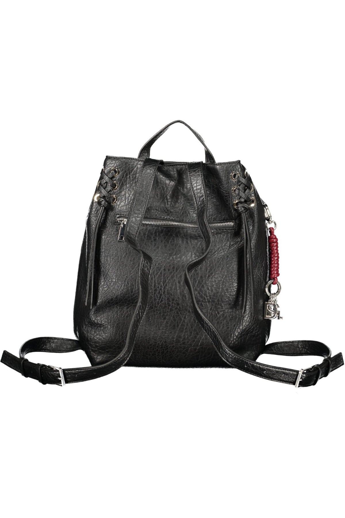 DESIGUAL WOMEN'S BLACK BACKPACK