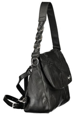 DESIGUAL WOMEN'S BLACK BACKPACK