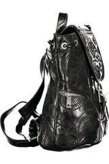 DESIGUAL WOMEN'S BLACK BACKPACK