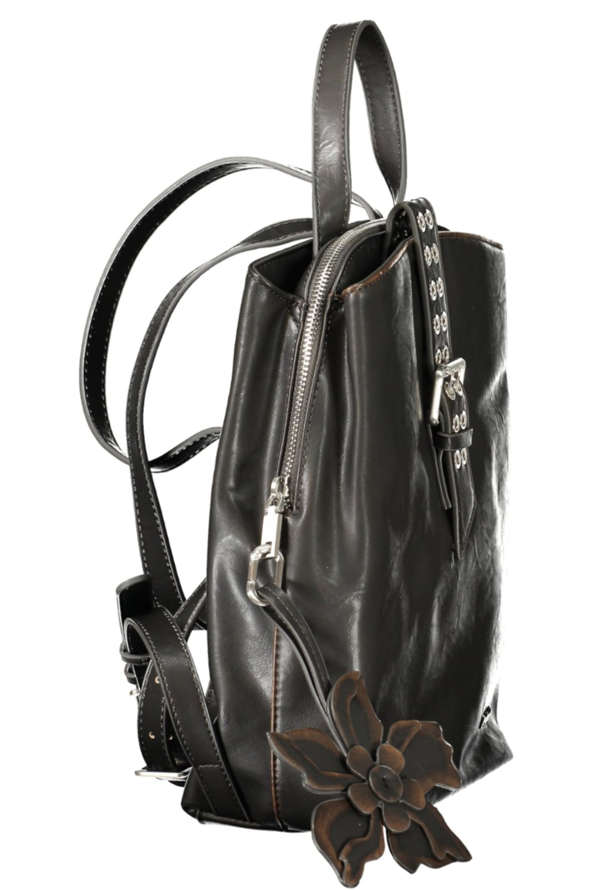 DESIGUAL WOMEN'S BLACK BACKPACK