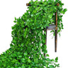 Aeojoor Epipremnum Aureum Leaves Green Vines Fake Plant Vine Leaves Hanging Fake Vine Leaves Home Kitchen Garden Office Wedding Wall Decor (Pack of 12 86 Inch Fake Plants)