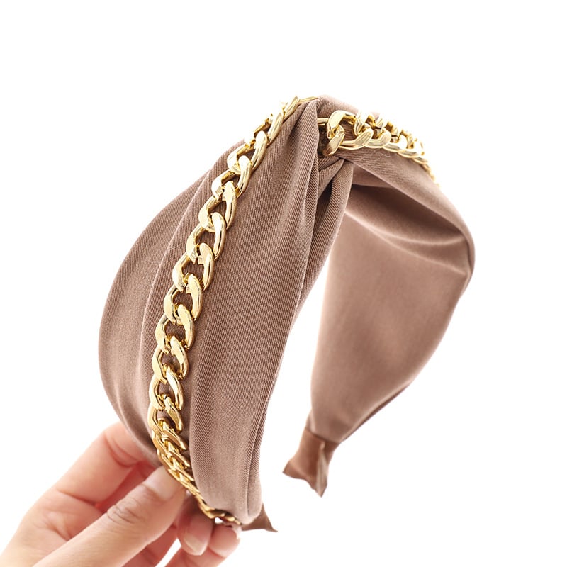 Fashion Chain Cross-Knotted Hair Accessory Headband