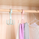 S-Shaped Rotatable Hook for Multifunctional Storage