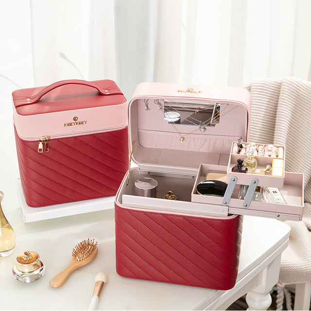 Fashionable Portable Makeup Bag and Storage Box