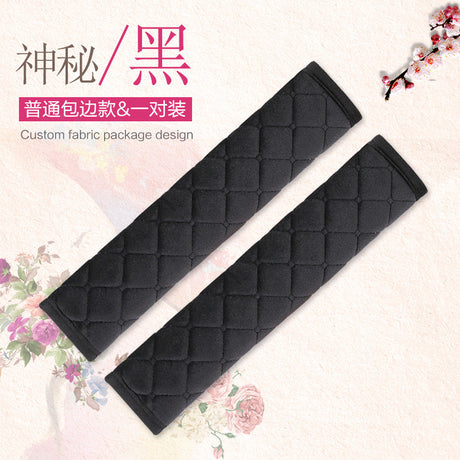 Car Seat Belt Shoulder Pads - Plush Winter Comfort