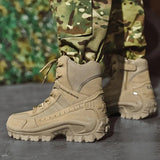 Men's Comfortable Lace-up Hiking Shoes for Outdoor Use