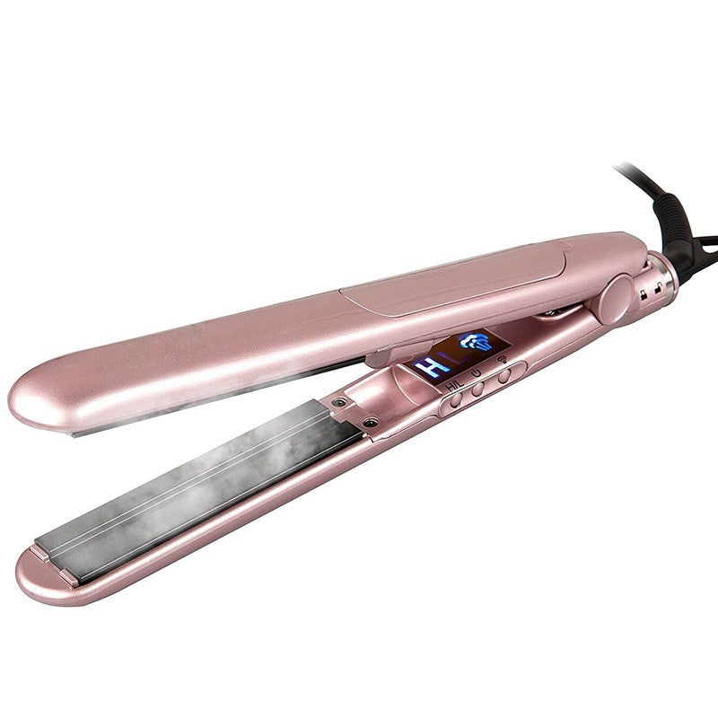 Steam Hair Straightener and Curling Spray Device