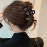 Rhinestone Love Shark Clip Hair Accessory for Women