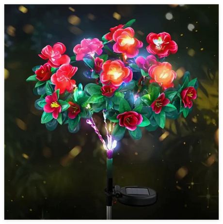 Azalea Flowers LED Garden Lights (One Piece)