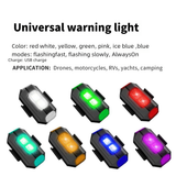 Cross-Border Vehicle Warning Light for Drones and Bikes