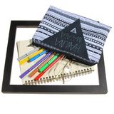Geometric Pattern Makeup Bag - Large Travel Toiletry Case