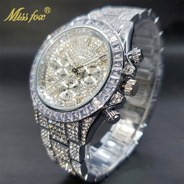 Luxury Gold Waterproof Stainless Steel Watch - Atlantic Shopping Mall