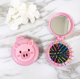 Unicorn Cartoon Animal Pattern Plastic Hair Comb