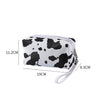Cow Print PU Makeup Bag - Women's Travel Organizer