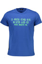 DIESEL MEN'S SHORT SLEEVE T-SHIRT BLUE