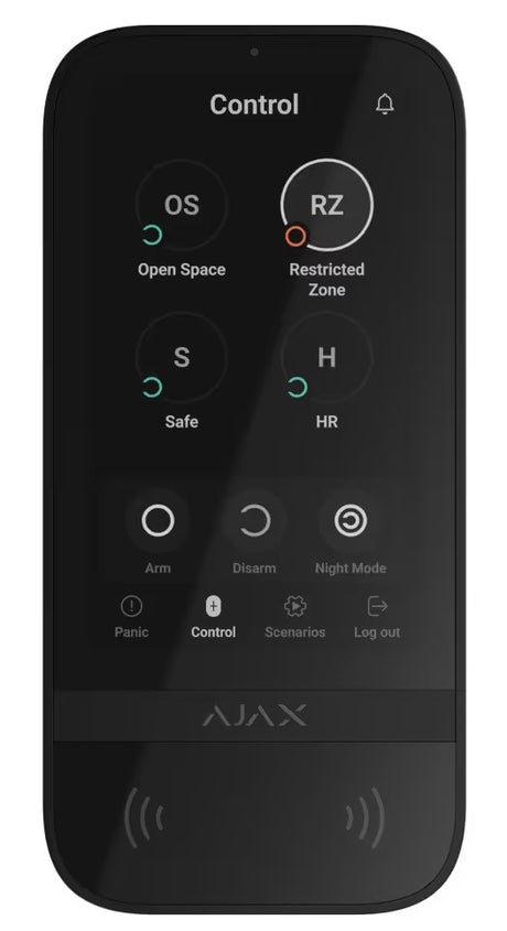 AJAX BASELINE Keypad Touchscreen Black