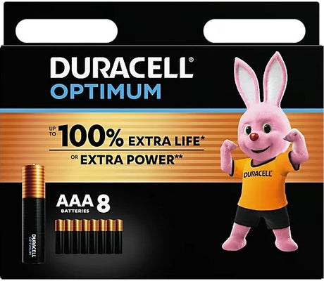 Duracell Alkaline AAA (8pcs) Optimum