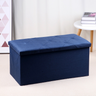 Multi-functional Home Large Size Storage Box Three-seat Storage Stool