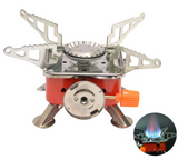 Portable Square Camping Stove for Outdoor Use