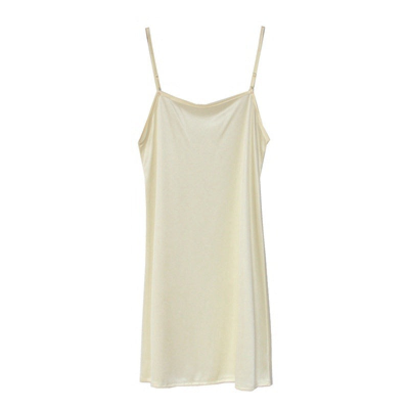 Thin Shoulder Strap Spring & Summer Dress Slip Petticoat