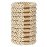 JessLab Hair Ties Set 10 Pcs Soft Elastic Cords Hair Ties for Women No Damage Elastic Hair Ties Ponytail Holders Stretchy Hair Bands Headband Accessory for Girls Women Ladies Beige