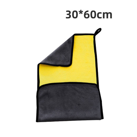 Thickened Coral Velvet Car Wash Towel - Double-sided