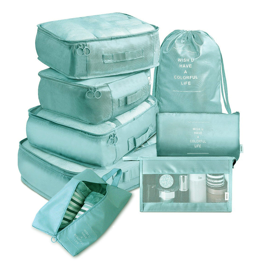 8-Piece Travel Packing Cube Set with Luggage Dividers