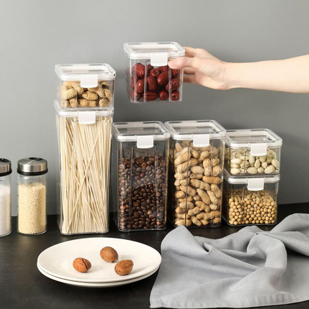 Leak-proof Transparent Rice Storage Jar 460ml