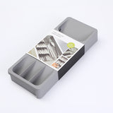 Retractable Knife and Fork Storage Box with Compartments
