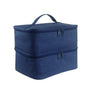 Portable Nail Polish Organizer with Dual Compartments