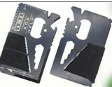 Swiss Army Card, Multi-Functional Camping Tool (14 Functions)