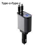 Car Charger 100W Super Fast Charging Car Cigarette Lighter USB-C Adapter