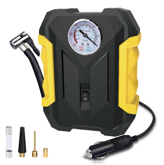 Portable Car Air Pump with LED and Digital Display