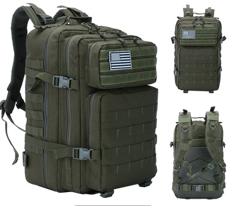 Outdoor Hiking Backpack, Tactical Casual Commuter Bag