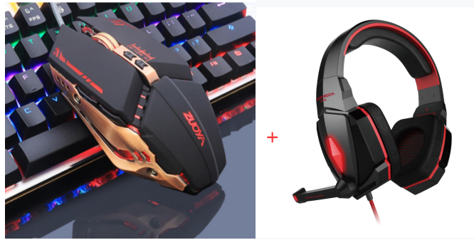 Gaming Headset, Over-Ear Design, E-Sports Headphones