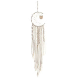 Braided Dream Catcher with Owl Pendant for Home Decor