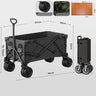 Foldable Camping Cart - Heavy Duty Outdoor Wagon