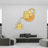 3D Acrylic Wall Clock - Creative DIY Home Decor