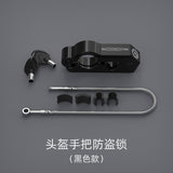 Motorcycle Helmet Lock Brake Handle Anti-Theft Accessory
