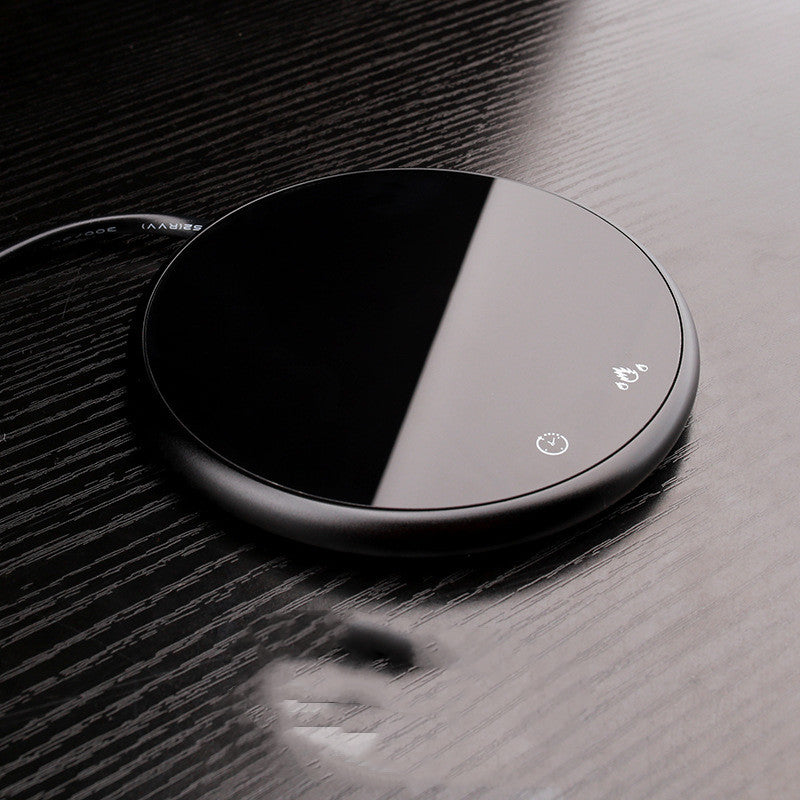 Adjustable Heated Coaster for Home Use - Retro Style