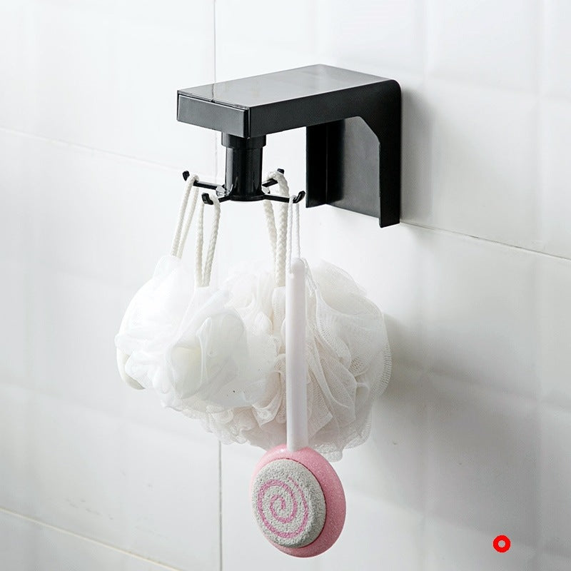 Retractable Rotating Hook Kitchen Wall Organizer Rack