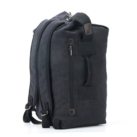 High-Capacity Canvas Backpack for Hiking Adventures