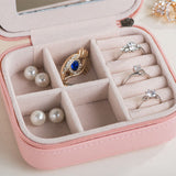 Travel Portable Jewelry Box for Earrings and Accessories