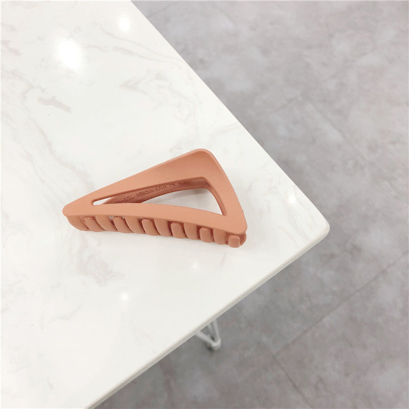 Triangular Geometric Hair Clip - Retro Ins Style