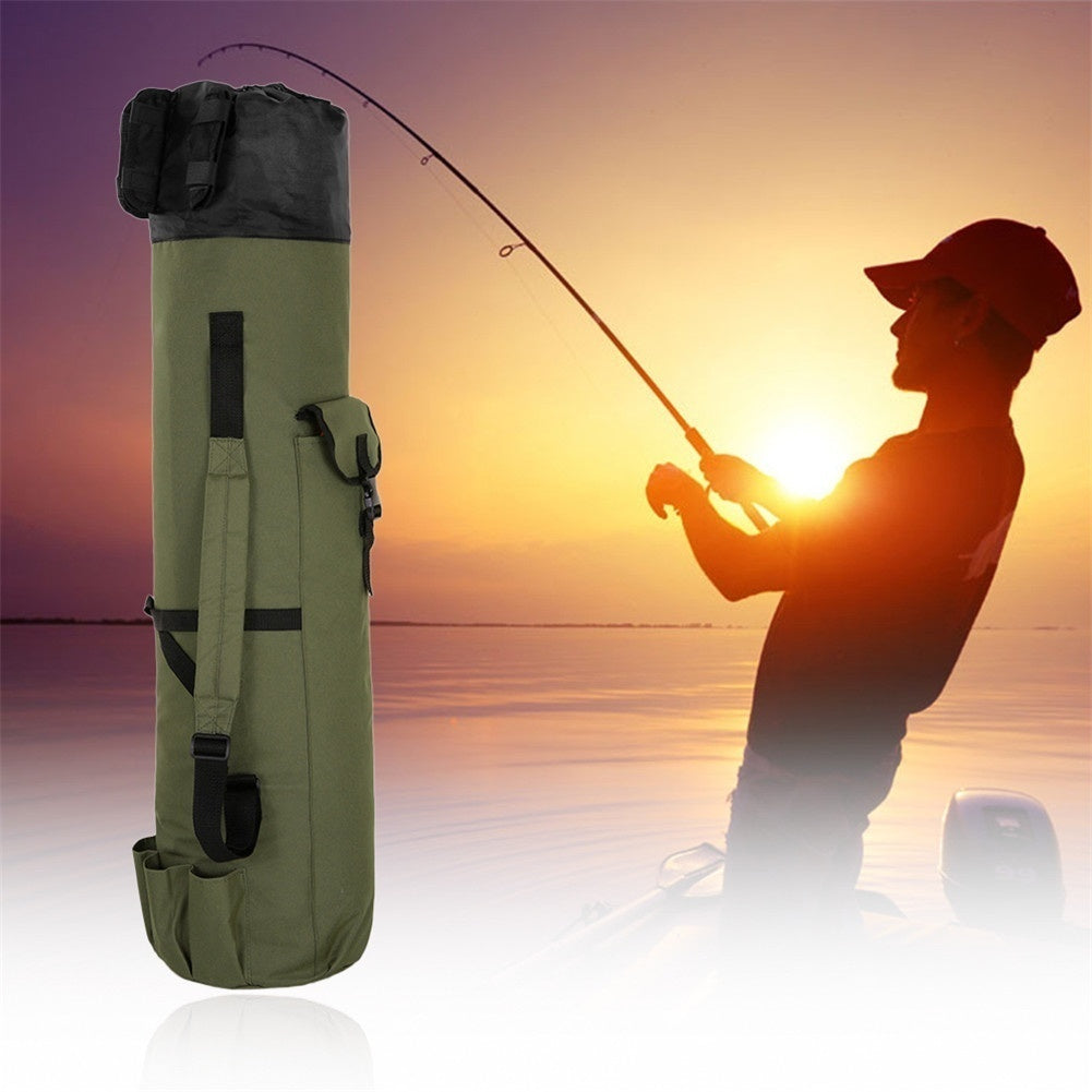 Outdoor Fishing Rod Storage Bag - Waterproof Canvas
