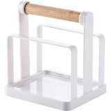 Kitchen Storage Rack with Cutting Board Feature