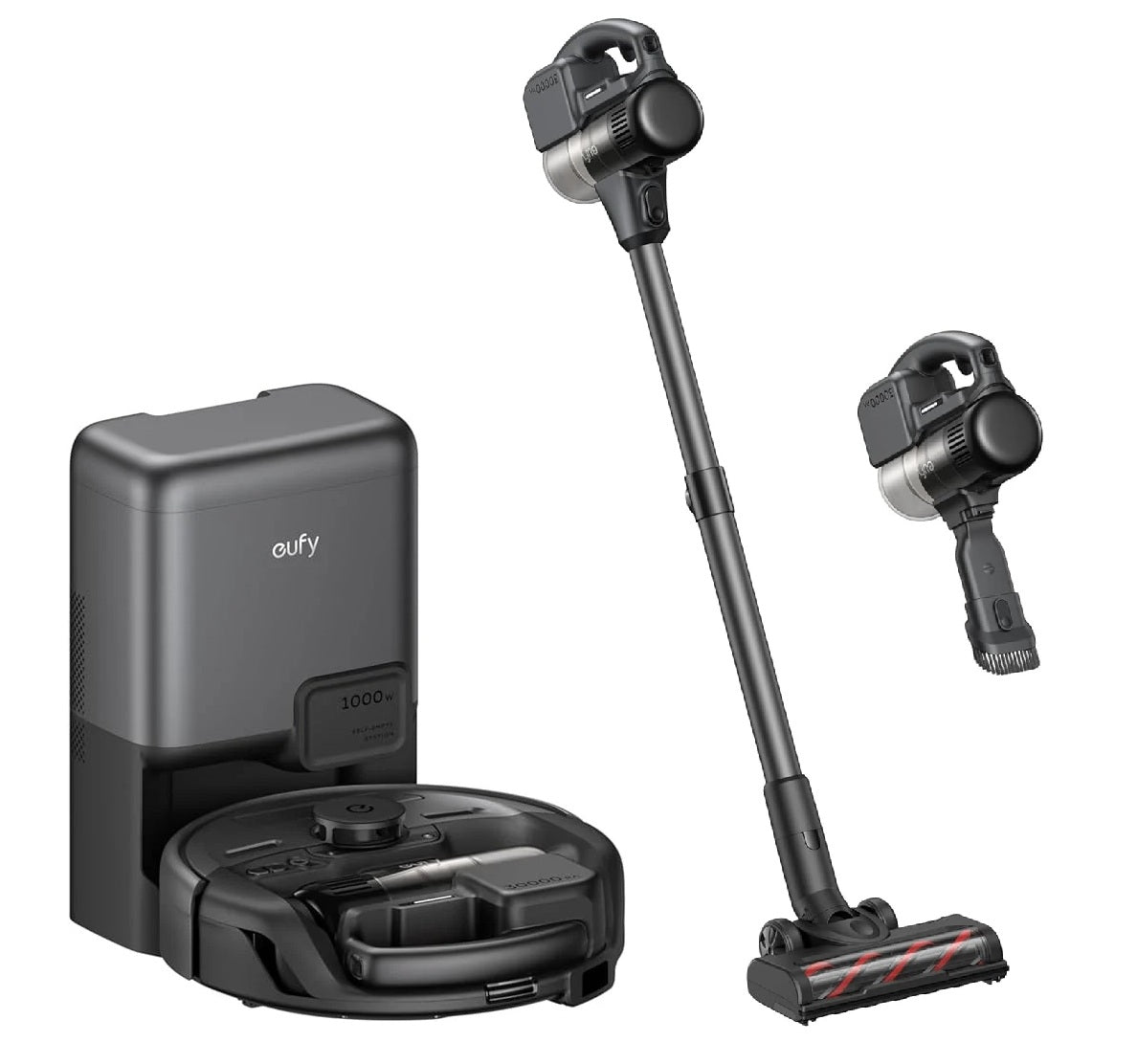 Anker Eufy RoboVac E20 3-in-1 Robot Vacuum Cleaner With Self Emptying Station + Stick + Handheld