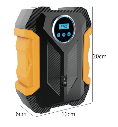 Portable Car Air Pump with LED and Digital Display