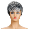 Realistic Short Curly Hair Headgear for Ladies